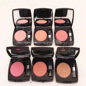 2022 New Blush Girl Face Beauty Cosmetics Long Lasting natural Harmonie De Blush Harmony 0.38OZ Net Weight 11g With Brush and 6 Color