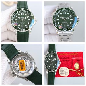 Montre de Luxe Mens Watches Wristwatch 42mm 8800 자동 기계식 운동 세라믹 링 스틸 Relojes 럭셔리 시계 손목 시계