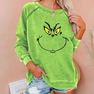 Brzydka świąteczna bluza bluza brzydka świąteczny sweter ukradł Xmas bluza kobiet zielona bluza pullover