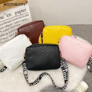 Borse da sera Borsa da donna Nappa Nastro in rilievo Spalla a tracolla Semplice quadrato Casual Piccola borsa a tracolla Pochette di lusso