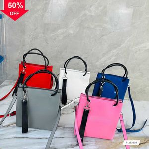 Luxury Designer Handbag Bright Leather 2023 New Fashion Soft Crack Pattern Saddle Simple Everything Single Shoulder Oblique Cross Bag Factory Direct Sales