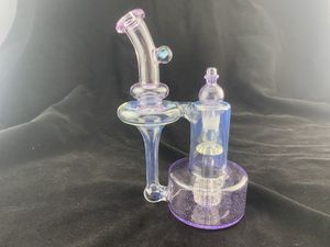 Fumando tubo novo projeto Recicle RBR3.0 White Secret e Purple Lollipop Color com uma junta de 14 mm de opala