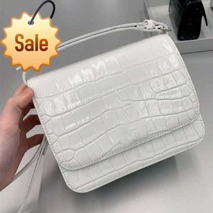 Kvinnors lyxdesigner Single Shoulder Bag 2023 Fashion Texture Leather Crocodile Bag Messenger Single Shoulder Liten Square Cross Body Bag Factory Direct Sales