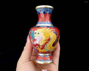 Ювелирные мешки 9 стиль коллекционирования китайского дракона узоры Cloisonne Vase