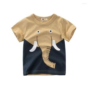 T-shirts pour hommes chemises Cartoon animaux bébé enfants garçons enfants enfants coton manches courtes vêtements d'été lion monkey imprime