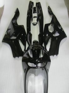 Kits de carenagem de pós venda personalizados para Kawasaki Ninja ZX6R Conjunto de atendimentos de reparo do corpo preto ZX6R