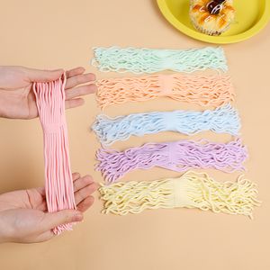 Creative Fidget Toys TPR Spaghetti Decompression Color Elastic Rope Venting Toy Makaron Relax Therapy Stress Relief Children's Gifts