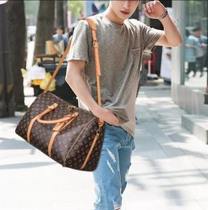 Män duffel väskor modedesigner kvinnor rese väska poker rutnät blomma bagage handväskor stor kapacitet sport utomhus tyg pojkar flickor handväska 118