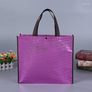 Gift Wrap Customiable Non Woven Bags Canvas Shopping Bag Eco Reusable Cloth Fabric Grocery Packing Recyclable Healthy Tote Handbags