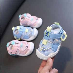 最初の歩行者ベビーサンダル夏1〜2歳の子供ソフトソールボーイズ靴幼児サンダリアメニノ