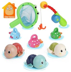 Fishing Bath Toy Floating Rubber Soft Fish Net Kit Shower Bathtub Bathroom Swimming Pool Summer Water Game Toys For Child Gifts 21