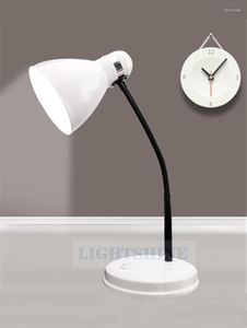 Bordslampor Metal LED -lampans plugg - i ￶gonskyddsskrivbord Enkelt modernt sovrumshuvud med s￤nghush￥ll