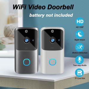 Türklingeln M10 Drahtlose WiFi Video Türklingel 720P HD Smart Kamera Türklingel Remote Visuelle Gegensprechanlage Nachtsicht Home Security für Wohnung 221119