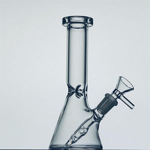 produzione di bicchieri per narghilè Bong in vetro, tubi per l'acqua, raccoglitore di ghiaccio, materiale spesso per fumare bong da 5,5 