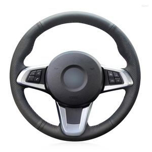 Steering Wheel Covers Black Artificial Leather Hand-stitched Car Cover For Z4 E89 2009 2010 2011 2012 2013 2014 2022