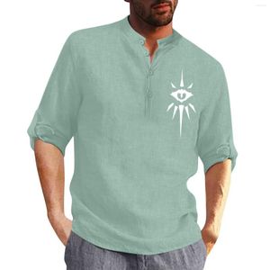 Camisas casuais masculinas Manga curta Camise