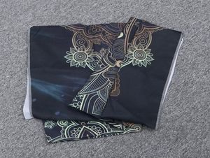 Гобелена богемный стиль печатный пляжный одеяло йога коврик для творческого гобелена Тайдзи Мандала Сатчел гостиная спальня офис декора1803769