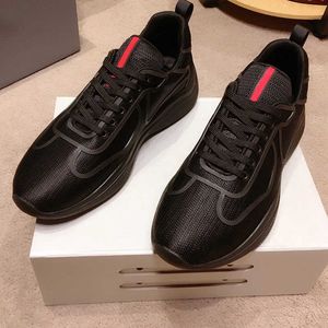 Sneakers Flat Shoes Runner Trainer Casual Schuh Männer Fahrrad Stoff Mesh Gummi -Trimm schwarz weißer Spitze