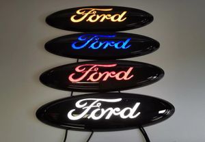 9 inç otomobil LED amblemi Ford F150 Rozet Sembolleri Logo Arka Ampul Beyaz Mavi Kırmızı Oto Aksesuarları Boyut 23X9CM9662631