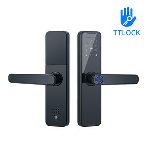 SMART LOCK TT -app Remote Control Intelligent fingeravtryck Lösenordskort med Key 5050 Mortise 221119