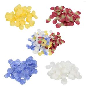 Decorative Flowers 300 Pieces Manual Artificial Flower Petals Simulation Wedding Decoration Floret For Theme Garden Home