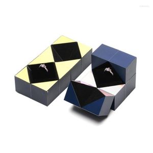Caschetti per gioielli Ring Storage Box Cube Minori Creative Regalo per San Valentino personalizzato per il display Douyin stesso