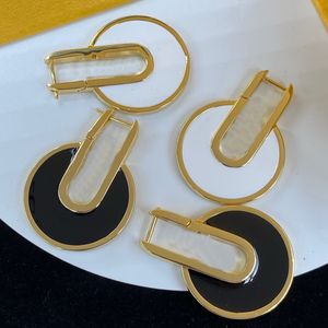 Kvinnors designer Hoop Enamel Harts Earrings Fashion Jewelry Designers Diamonds Gold Hoops örhängen lyx unisex f leeter örhängen gåvor fer6 --02