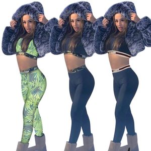 2024 Brand Designer Women Tracksuits ärmlös sweatsuit Tvådel byxor Set Tank Crop Top Leggings Yoga Sportswear Running Wear Summer Fall Outfits 9011-1