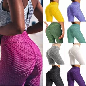 Womens Leggings Butt Crack Booty Abbigliamento donna Anti Cellulite Leggins senza cuciture Push Up Vita alta Lift Sport Yoga Pantaloni Fitness Collant 221121