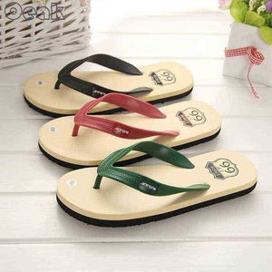 Homens flipflops praia de verão ângulo de ping sandals e chinelos de moda de moda para estudantes ao ar livre Trend desgaste J220716