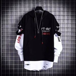 Mens Hoodies Sweatshirts Vests 남자 가을 이모 고딕 양식 alt 검은 일본 스트리트웨어 까마귀 스웨트 스웨트 셔츠 힙합하라 주쿠 고스 탑 221121