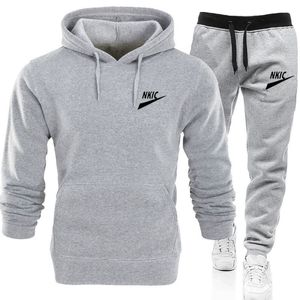 Neue Männer Sets Trainingsanzüge Mode Sporting Voller Anzug Marke Patchwork Zipper Sweatshirt Jogginghose Herren Kleidung 2 Stück Sets Schlanke trainingsanzug