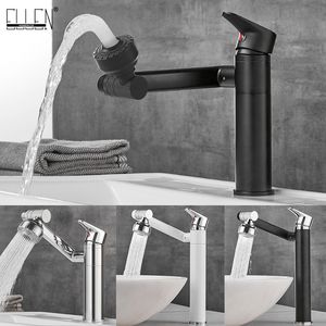 Badezimmer-Waschtischarmaturen ELLEN Multifunktions-Wasserhahn Kaltwassermischer Kran Antikbronze Deckmontierte Universalhähne EL1326 221121