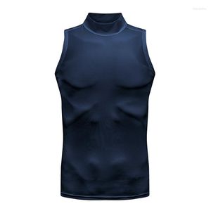 Herren Tank Tops Herren Sommer Ärmelloses Shirt Rundhals Herren Muskel Gym Fitness Top Benutzerdefinierte Muay Thai Stehkragen Lässige Coole Westen