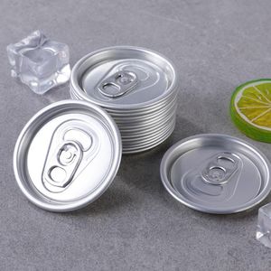 202# 52mm Aluminium Pull Ring Lock dryck Soda Drink Beer Cola lock Mat kan täcka Easy Open Top-lock Olika stilar i självtätande dragande ring-burkskydd täck-cap SN296