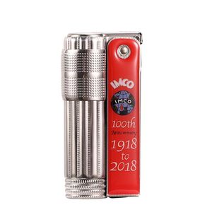 Isqueiro original IMCO Flint a gasolina Isqueiro a óleo querosene IMCO 100º aniversário Nostalgic Limited Cigarette Series Lighter Collection