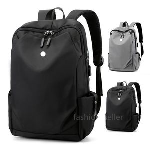 LL-R9004 Women Mens Backpacks Students Laptop Bag Gym Excerise Bags Knapsack Casual Travel Boys Girls Outdoor School Backpack Oxford Cloth