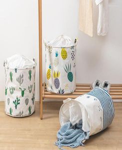 Bolsas de lavanderia Bolsa de armazenamento de cesta de grande capacidade Fechamento de cordão para roupas sujas Acessórios para casa de balde Horper6092702