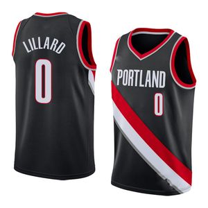 Designer anpassade basket tröjor män kvinnor jersey damian 0 lillard shaedon 17 skarpa josh 11 hart anfernee 1 Simons Jusuf Nurkic Gary Payton Nassir Little Jerami Gr