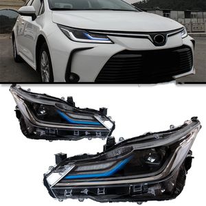 Bilstyling LED-strålkastare för Toyota Corolla 20 19-20 21 Huvudbelysningssedan stil ersättning DRL dagsljus