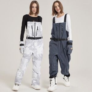 Skifahren Hosen Winter Ski Männer Frauen Overalls Overalls Outdoor Sport Snowboarden Lose Winddicht Wasserdichte Warme Schnee Anzüge