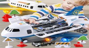 Diecast Model Araba Büyük Uçak Simülasyon Track Atalam Oyuncak Uçak Işıklar Müzik Boyutu Yolcu Uçak Çocuk Airlin Oyuncaklar C