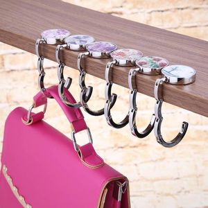 Hooks Flower Tree Foldable Hook Bag Cloth Holder Handbag Desk Portable Hanger