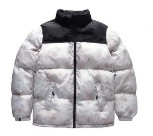 NF Mens Down Jacket Puffer Coat Woman Parkas Fashion con cartas cl￡sicas con capucha Grandes chaquetas de bolsillo Invernal abrigo de algod￳n corto