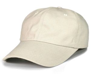 Blank Plain Panel Baseball Cap 100 Baumwolle Dad Hat für Männer Frauen Verstellbare Basic Caps Grau Marineblau Schwarz Weiß Beige Rot Q07037615993