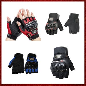 ST365 نصف إصبع قفازات دراجة نارية Motorcross الأوساخ سباق ركوب سكوتر Guantes Motocicleta Moto Gloves 04C