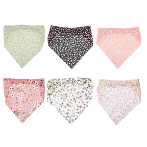 Bandanas 6pcs codziennie moda głowa szaliki