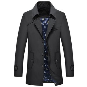 Men's Jackets Thoshine Brand Spring Summer Men Trench Short Style Thin High Quality Buttons Male Fashion Outerwear Jackets Plus Size 7XL 221121