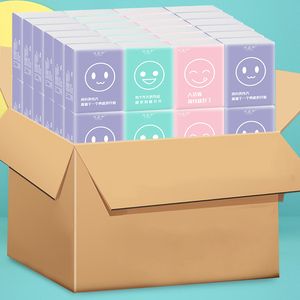 Taschentücher, 1 Box mit 250 Packungen, dreischichtiges Taschentuchpapier, jungfräulicher Holzzellstoff, kleine Packung Taschentücher, parfümfrei, Mini 221121