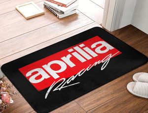 Carpete Aprilia Racing Doormat Tapete Antiderrapante Footpad Durável Entrada Cozinha Quarto Varanda Poliéster 2211049440825